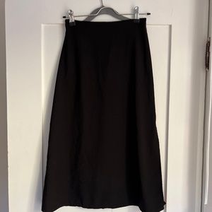 Brandy Melville black stretchy midi skirt - one size